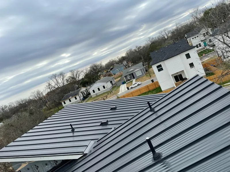 Standing seam metal roof panels with vents for Skylight Repair in Riverhead